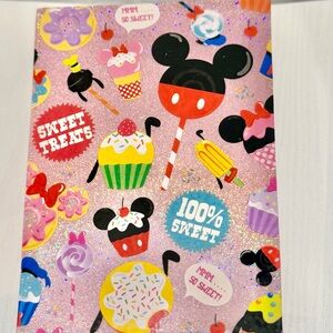 Disney Pink and Glitter Notebook